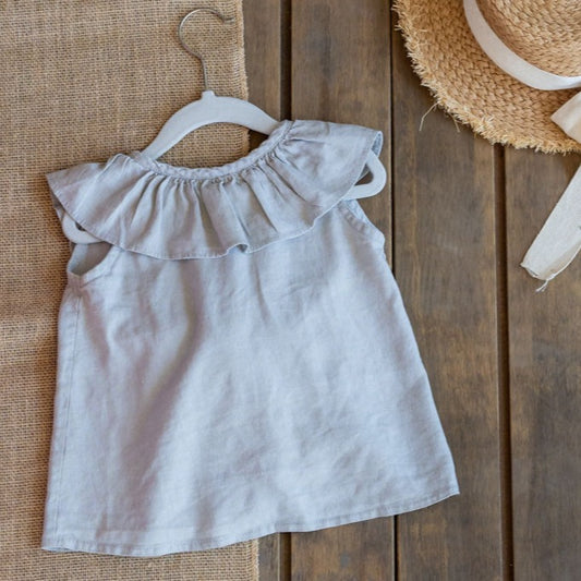 Blusa Bugambilia gris clara