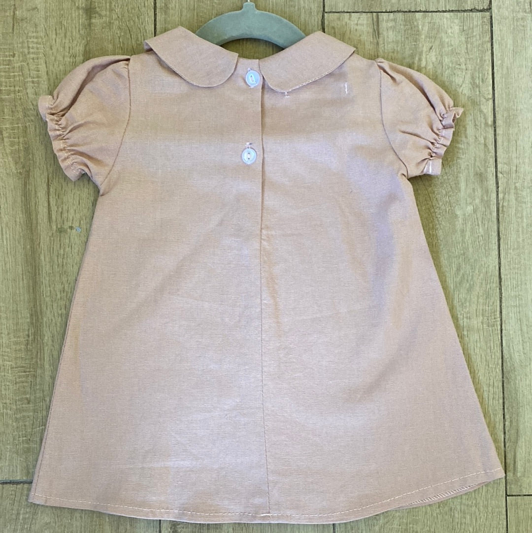 Vestido Dalia palo rosa liso